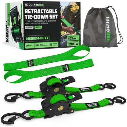 🛠️2" x 10'Retractable Ratchet Straps