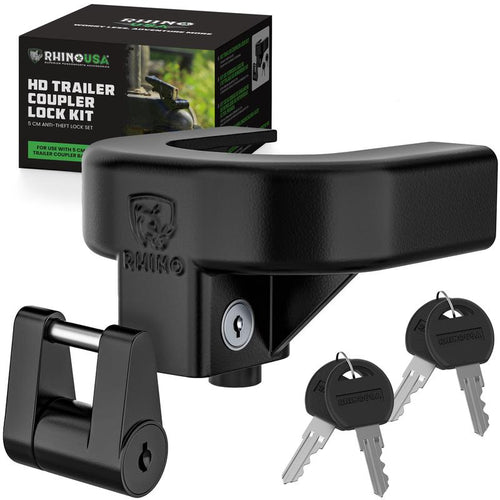 ✨Trailer Hitch Coupler Lock Kit, Heavy Duty Anti Theft Trailer Coupler Locks