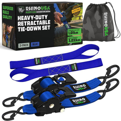 🛠️2" x 10'Retractable Ratchet Straps