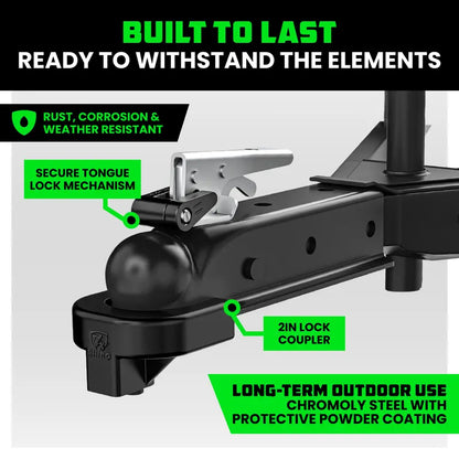 ✨Trailer Hitch Coupler Lock Kit, Heavy Duty Anti Theft Trailer Coupler Locks