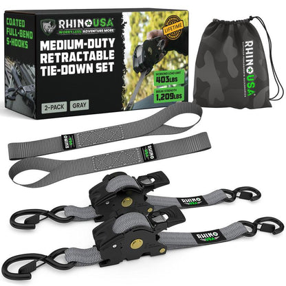 🛠️2" x 10'Retractable Ratchet Straps