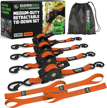 🛠️2" x 10'Retractable Ratchet Straps