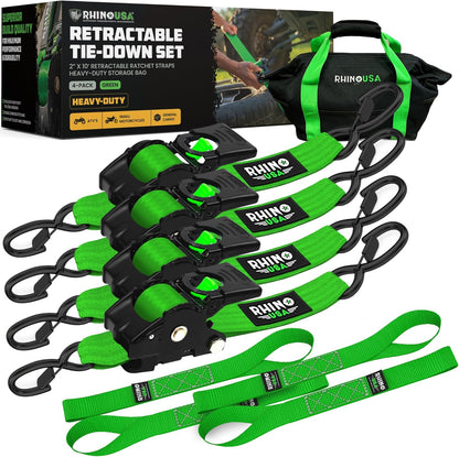 🛠️2" x 10'Retractable Ratchet Straps