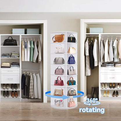 💥360° Rotating 7-Tiers Organizer Shoe Rack