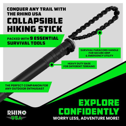✨Tactical Hiking Stick — with Integrated Survival Kit