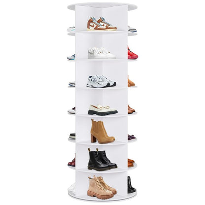💥360° Rotating 7-Tiers Organizer Shoe Rack